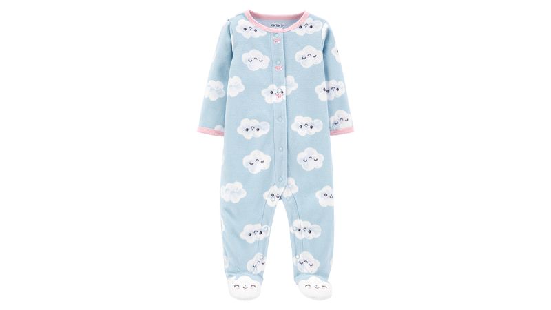 Pijama Bebé Polar Nubecita Celeste 6m 